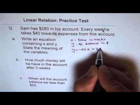 Depleting Bank Account