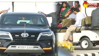 CM YS Jagan Convoy Visuals at NACIN Center | NACIN Center Inauguration in Palasamudram@SakshiTVLIVE