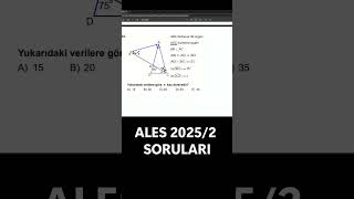 Ales 20252 Çözümleri