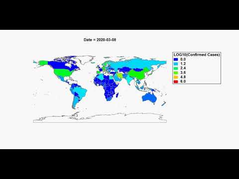 Total Number of Confirmed Cases of COVID-19 by Country (Geographic Map)