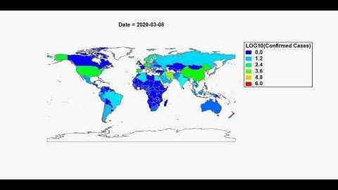 Total Number of Confirmed Cases of COVID-19 by Country (Geographic Map)