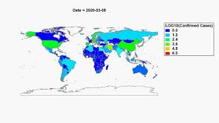 Total Number of Confirmed Cases of COVID-19 by Country (Geographic Map)