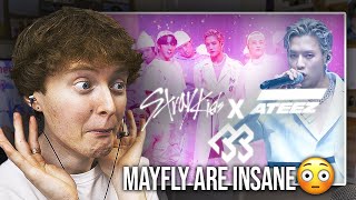 MAYFLY ARE INSANE! (Stray Kids, Ateez, BTOB - 'Mayfly Rap Unit Performance' | Kingdom Reaction)