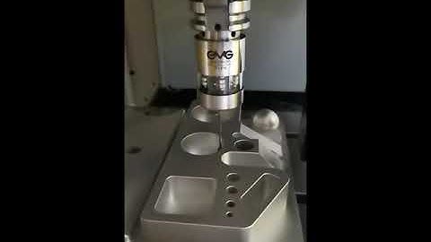 Taculus IFi P4 CNC Digitizing Touch Probe in Action on a machining center