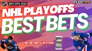 NHL Playoff Best Bets Today | Props & Predictions | May 13th