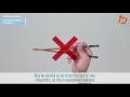 How to use chopsticks properly for righthanded people