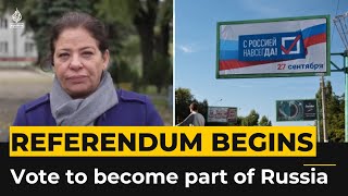LATEST UPDATES: Russian-held Ukrainian regions begin referendums