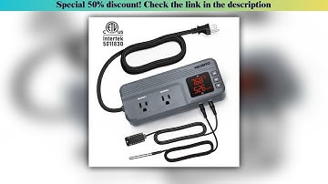 Unboxing Inkbird 12 Period Time 1800W Combination Temperature Humidity Controller ITC-608T Digital P