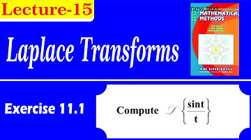 Lecture -15 : Laplace Transforms By Prof. TM Qadri