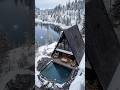 America’s dream winter cabin 🇺🇸❄️ #cabinlife #logcabin #cabintour #travel #trending #wintercabin
