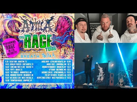 Attila “Rage” tour 2022 w/ Catch Your Breath and Tallah  (Rage played in full)