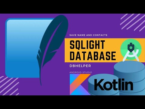 Kotlin | SQLite Database Android Studio | Save And View Data In Android Studio | SQLite Database