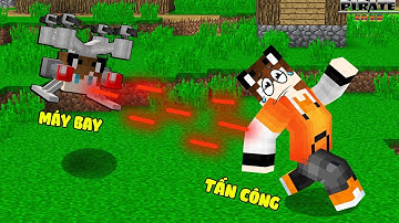 CHẾ TẠO MÁY BAY BẢO VỆ FOXB VÀ TẤN CONG KẺ THÙ TRONG MINECRAFT VÀ CÁI KẾT