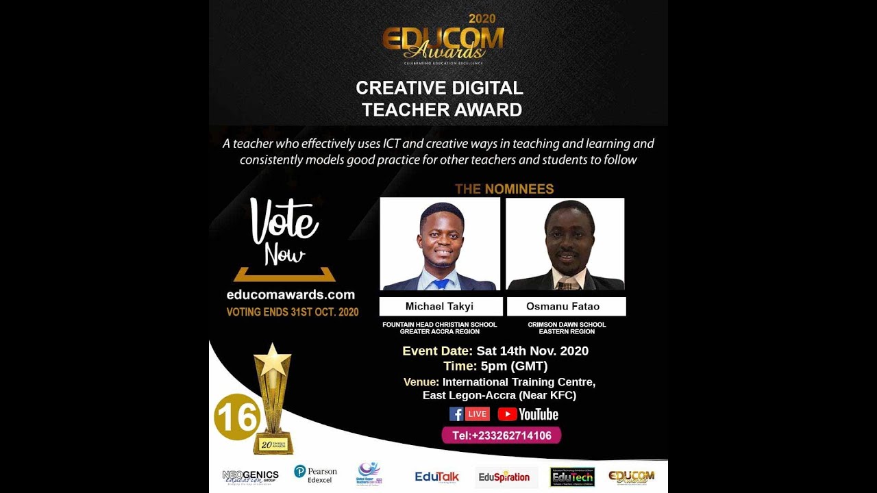 EDUCOM AWARDS 2020 – CREATIVE DIGITAL TEACHER AWARD