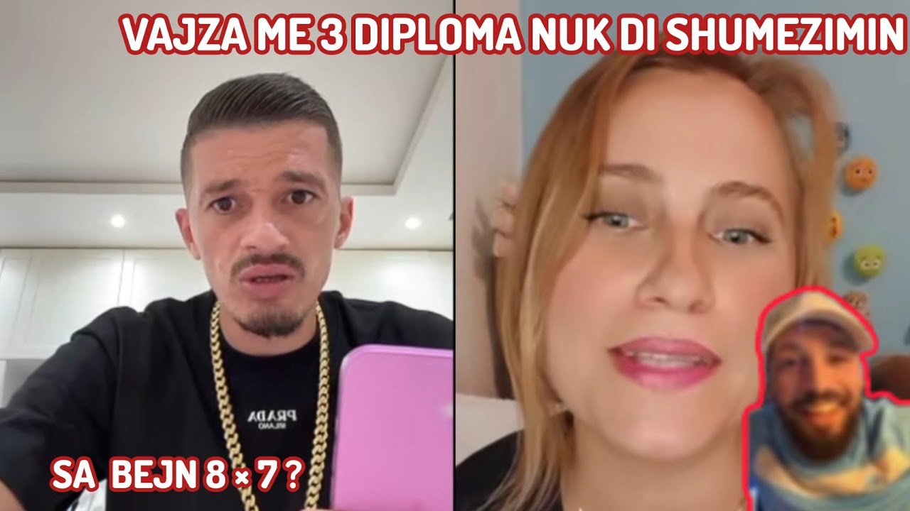 Kozaku Intervist me Erjeten (Vajzen nga Pogradeci)  Sa bej 8×7 😅 - Vajza me Gafa si Marseli nuk e di