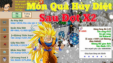 Ngọc Rồng Online - Ironsky8s Siêu Kakarot Dành Tặng Món Quà Hủy Diệt Cho Đệ Tử Sau Đợt X2 Sức Mạnh