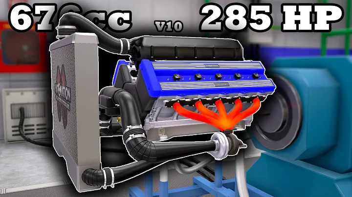 The Most Smallest, Powerful V10 Engine Ever | Automation The Car Company Tycoon Game