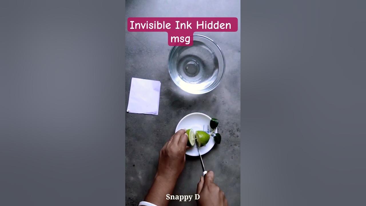 I Wrote a Secret Message and Made It Appear in Water #magic #science #shorts #tranding I Wrote a Secret Message and Made It Appear in Water #magic #science #shorts #tranding