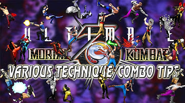 UMK3 Various Technique/Combo Tips Tutorial [Eng/Spa] Mortal Kombat: Legacy Kollection