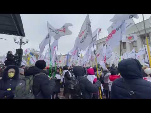 Акция протеста ФОПов 25 января в Киеве