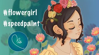 Flower girl speedpaint