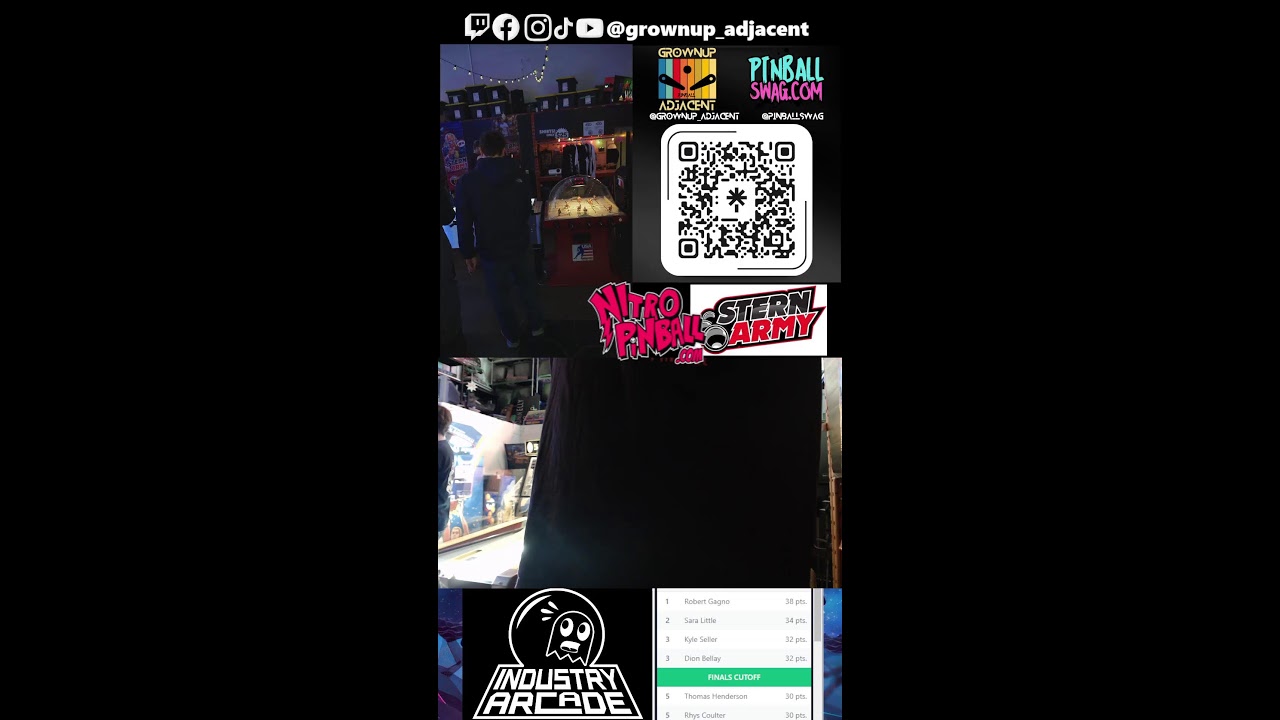 Outer Limits Pinball Tournament - Industry Arcade (Portrait)