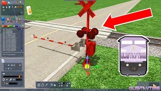 How to create a railroad crossing in Train Simulator 2022 👷 screenshot 3