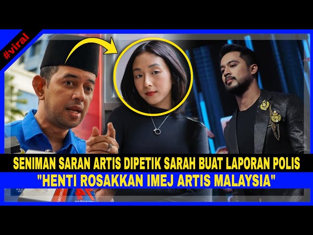 HENTI ROSAKKAN Imej Artis MALAYSIA, SENIMAN Minta ARTIS Dipetik SARAH YASMINE Buat LAPORAN POLIS class=