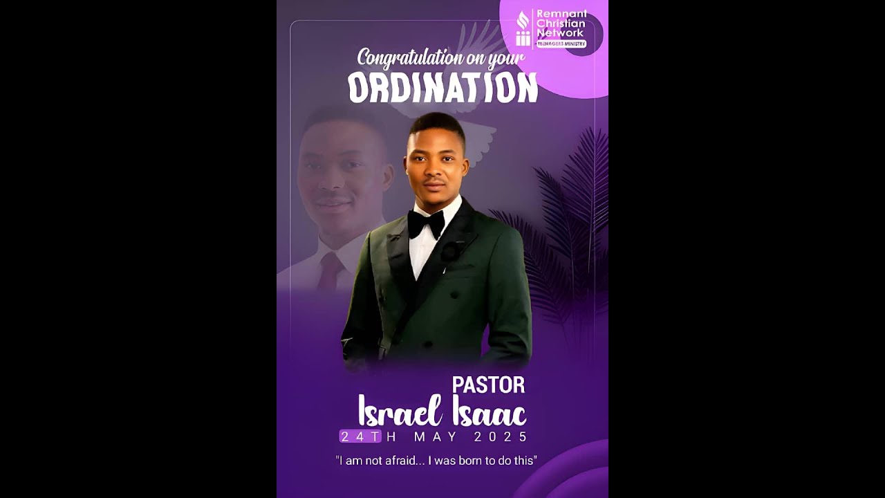 IEC 2025 || CONGRATULATION ON YOUR ORDINATION AS PASTOR || FAITH ...