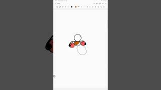 Short Easy Drawing of a Happy 😊 Ant 🐜Carrying Food🍒