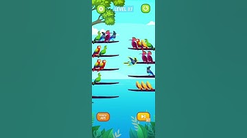 Bird Sort Puzzle Level 37 Walkthrough Solution iOS/Android