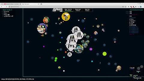LIVE AGAR.IO SERVER WITH BOTS | OP-BOTS.COM