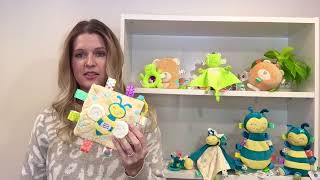 Taggies Crinkle Me Fuzzy Buzzy Bee | Mary Meyer Stuffed Toys