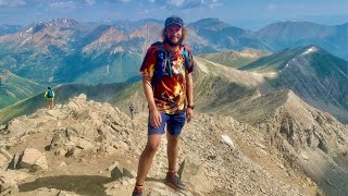 Running up a 14,000' peak in Colorado