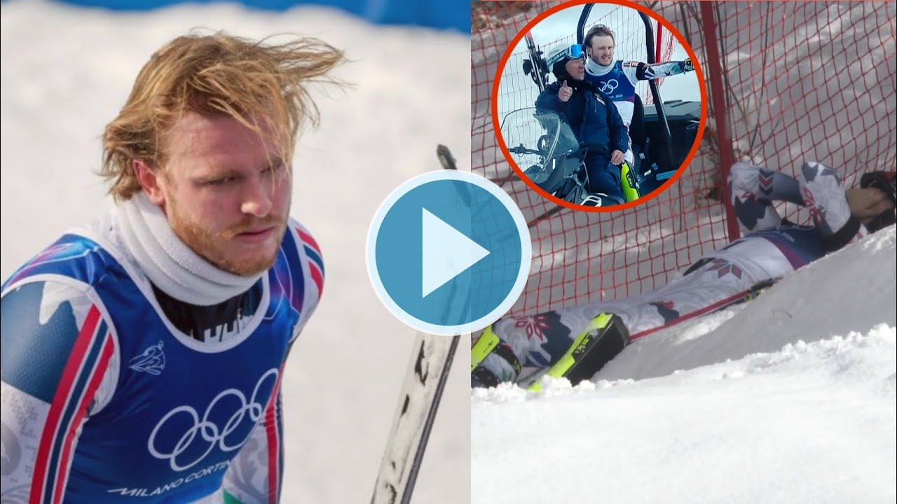 Norway Skier's Olympic Fail! Atle Lie McGrath's Heartbreaking Slalom Crash 😱 | 2026 Winter Olympics