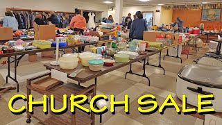 PRICES ARE GOOD! Church Sale & Auction Pick Up | Shop With Me | eBay Reselling + AMELIA!