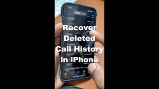 iPhone 📱 Recover Deleted CALL HISTORY 🔥 Tips and Tricks screenshot 3