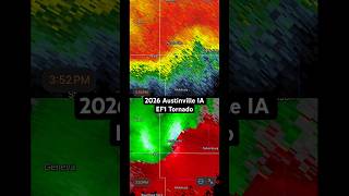 July 20th, 2026 Austinville, Iowa EF1 Tornado Radar Loop #radar #tornado #weather #severeweather