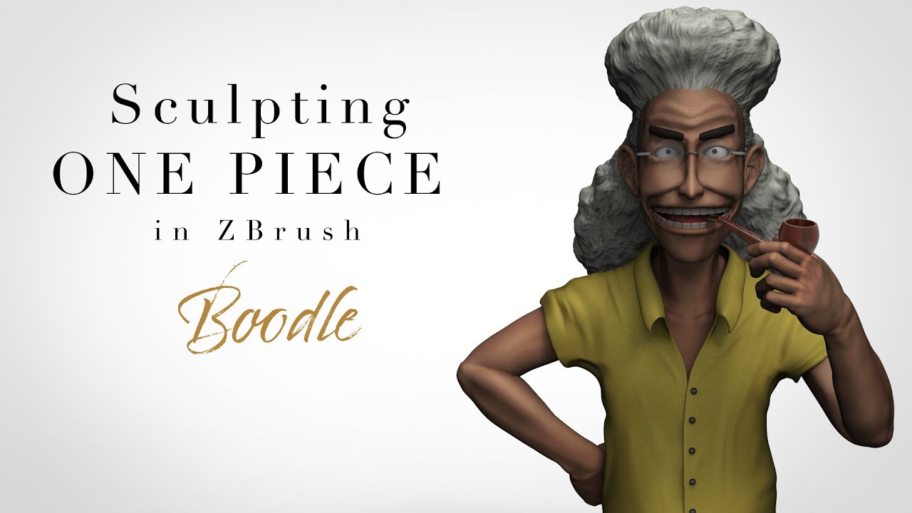 ワンピース ブードル 作ってみた Sculpting One Piece In Zbrush Timelapse Boodle Youtube