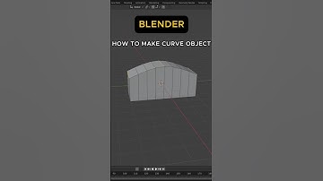 Curve object in blender 4.3 in just one minute #3d#blender#3dmodeling#blender3d#blendertutorial#tips