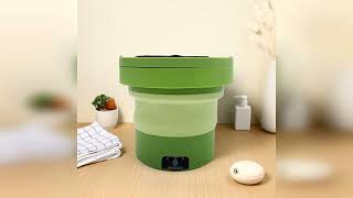 Review: Housoutil Portable Mini Washing Machine 6l Folding Washer with US Plug, Compact Portab...