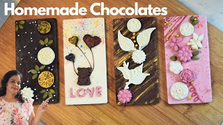 Homemade Designer Chocolates | Easy Chocolate Bars | Assorted Chocolate Recipe Food Connection