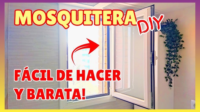 DIY  Cómo hacer una mosquitera magnética para tus ventanas 