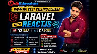 Hamara Best Selling Course | Laravel With ReactJS Full Stack Development Course