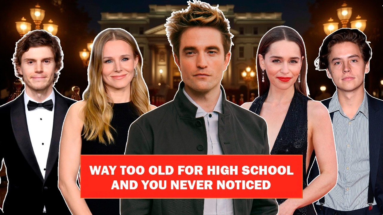 Older actors who played teenagers on-screen