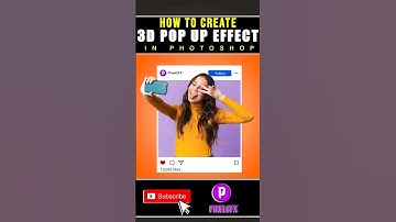 3d pop up effect in photoshop tutorial #shorts #photoshop