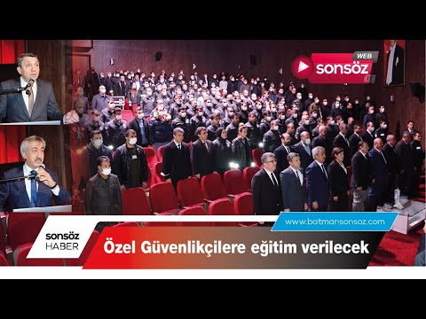 &Ouml;ZEL G&Uuml;VENLİK&Ccedil;İLERE EĞİTİM VERİLECEK