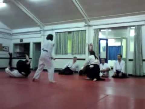 Aikido Grading 1st kyu Brown Belt, Jo 15-9-2009 pa...