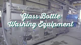 Industrial bottle washer for large users