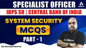 IBPS SO & CBI SO | IT Officer | System Security MCQs #1